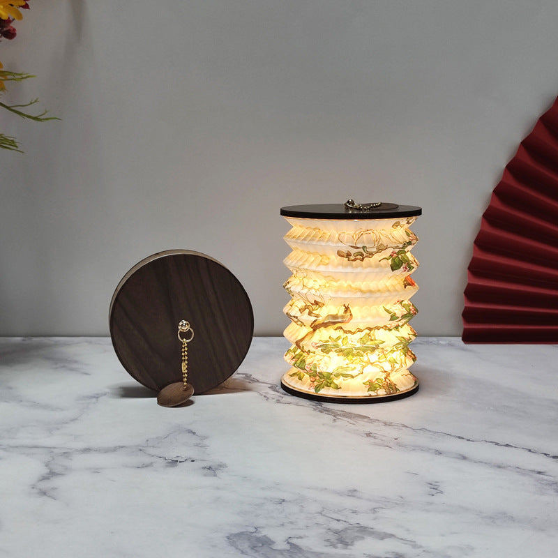 Illuminating Origami Lotus Table Lamp – Colorful USB LED Accent Light