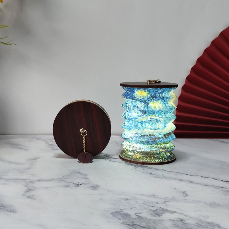 Illuminating Origami Lotus Table Lamp – Colorful USB LED Accent Light