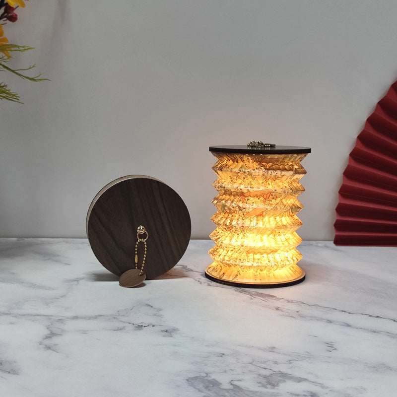 Illuminating Origami Lotus Table Lamp – Colorful USB LED Accent Light