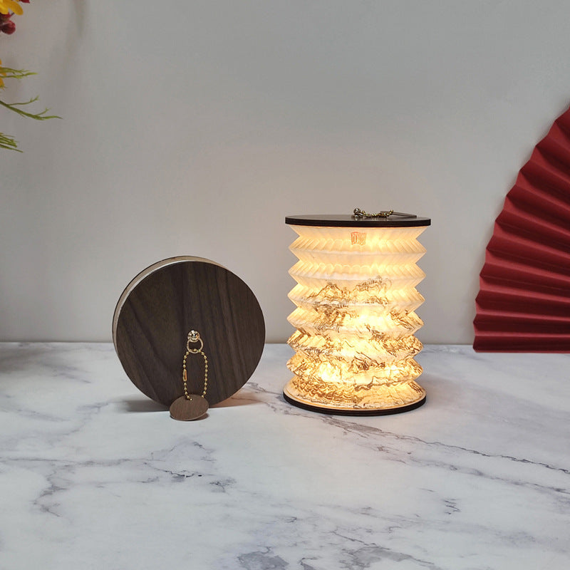Illuminating Origami Lotus Table Lamp – Colorful USB LED Accent Light