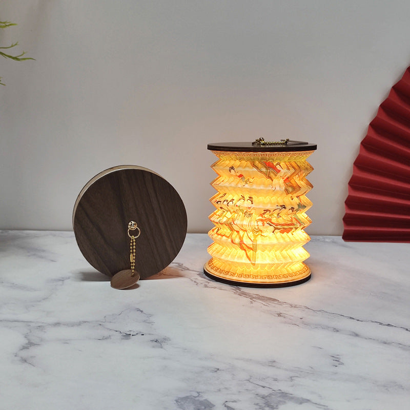 Illuminating Origami Lotus Table Lamp – Colorful USB LED Accent Light