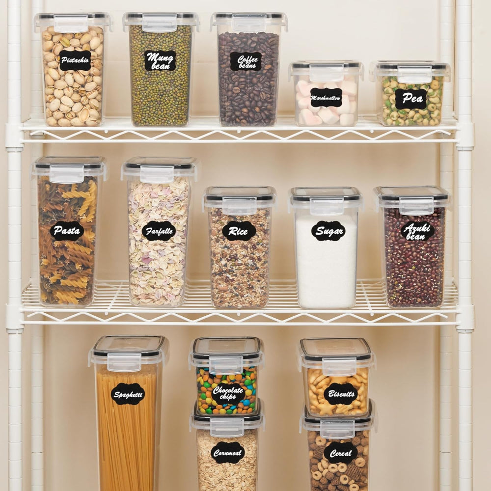 Sealed Stackable Kitchen Storage Solution for Organized Pantries