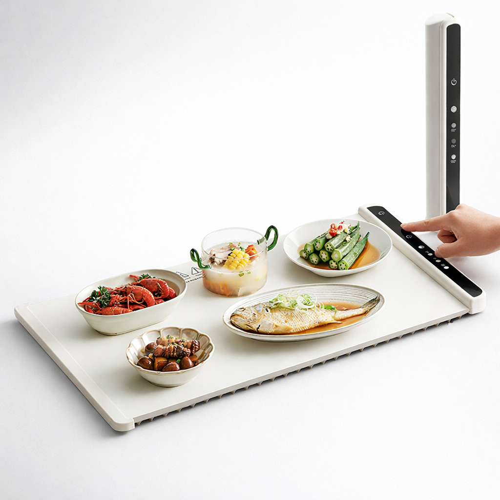 Smart Heat Serving Mat for Effortless Meal Warmth