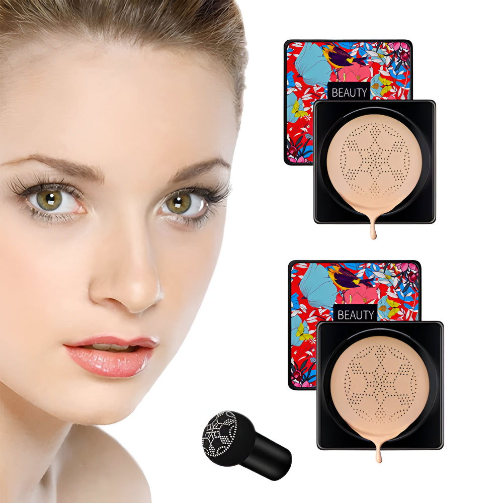 Velvet Finish Foundation Compact with Easy-Apply Sponge