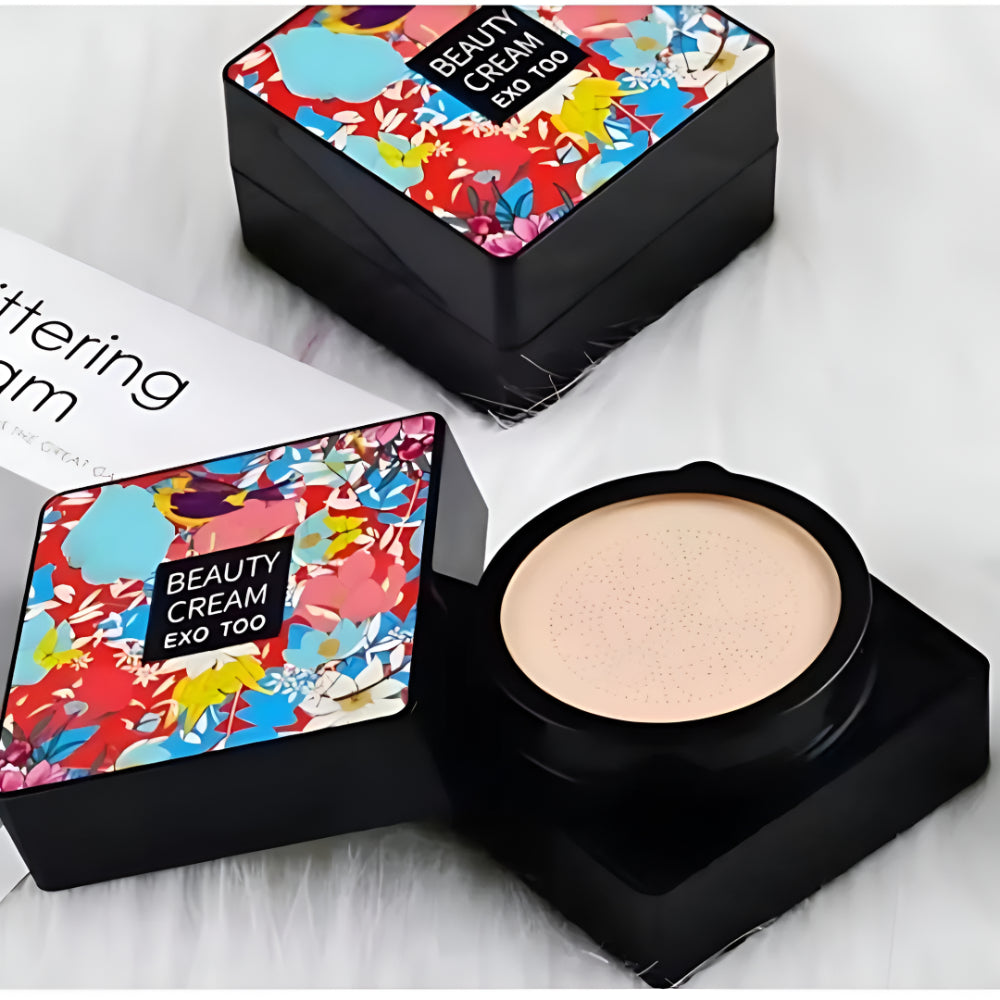 Velvet Finish Foundation Compact with Easy-Apply Sponge