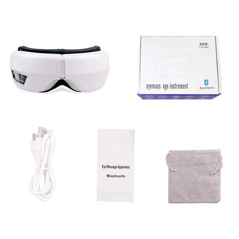 EyeRevive Pro 6D Relaxation Massager with Heat and Bluetooth