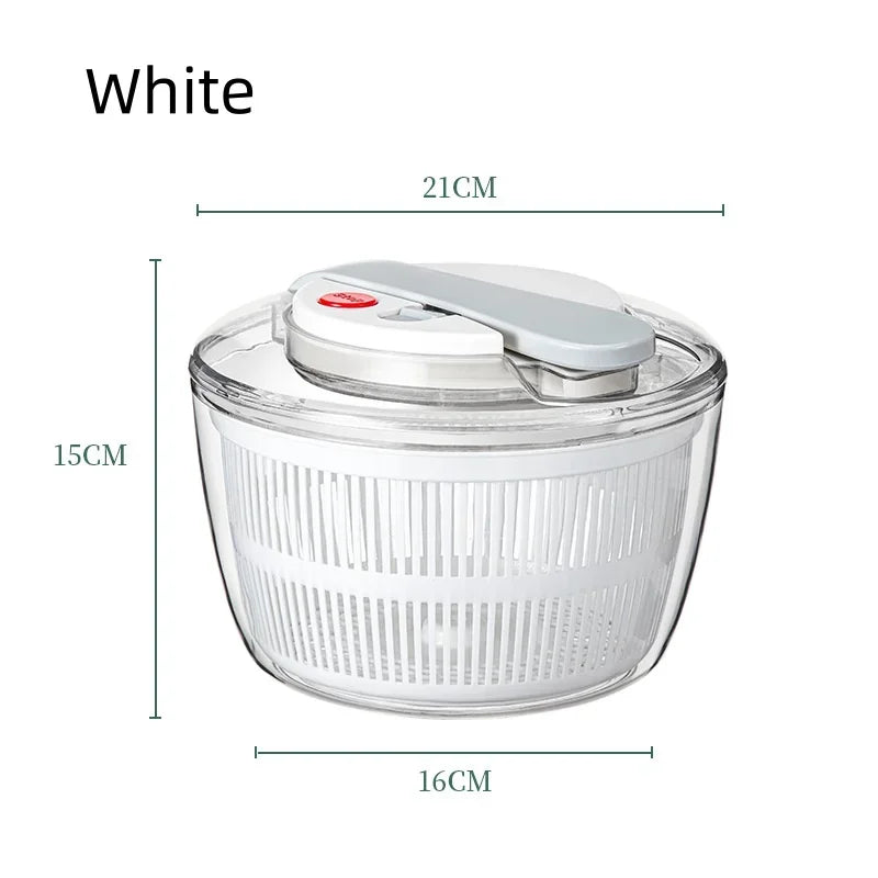 Salad Spinner for Crisp Vegetables | Easy Drying with Spin Mechanism