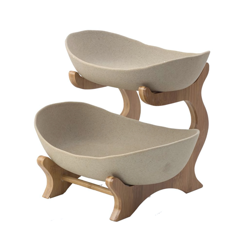 Three-Tiered Fruit Bowl – Stylish Kitchen Storage for Fresh Produce