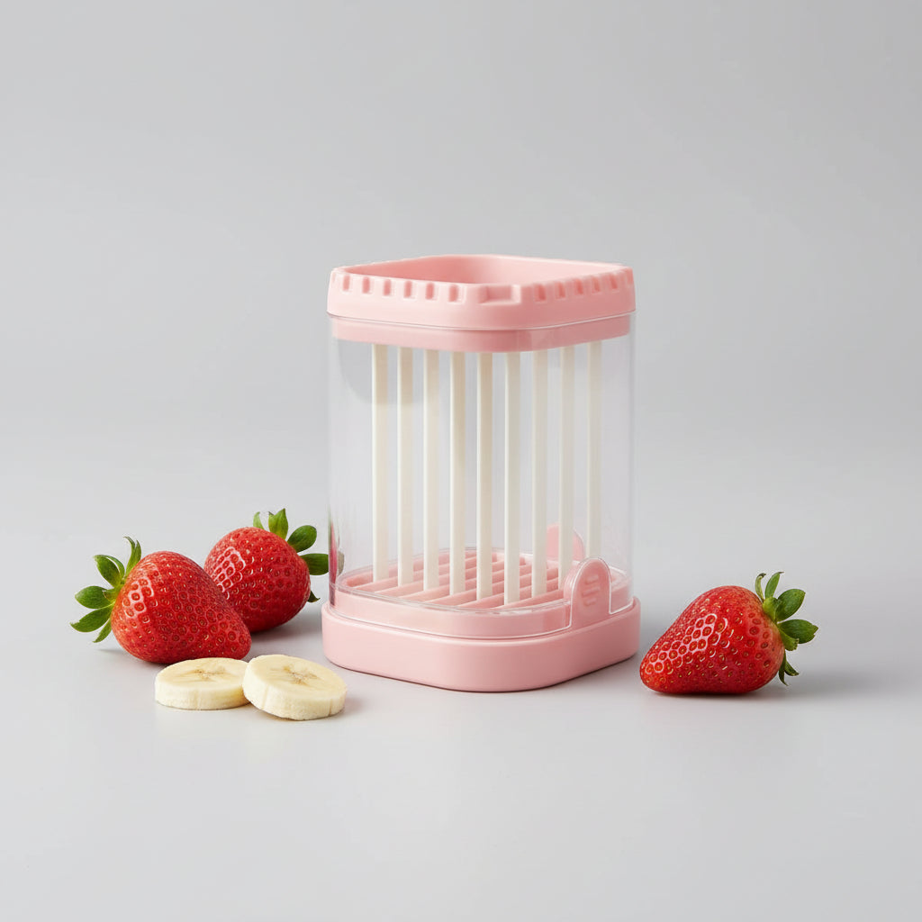 Effortless Fruit Slicing Tool with 8 Precision Blades