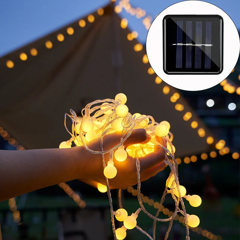 Outdoor Solar Fairy Light String for Garden Decoration