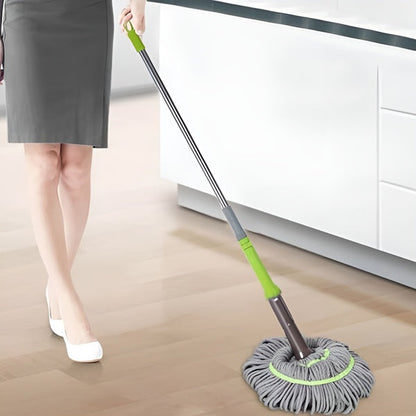 Self-Wringing Mop with Rotating Head