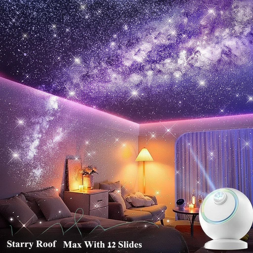 Celestial Harmony Bluetooth Star Light Projector & Speaker