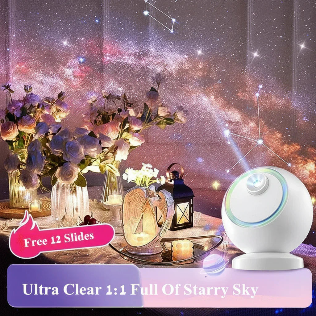 Celestial Harmony Bluetooth Star Light Projector & Speaker