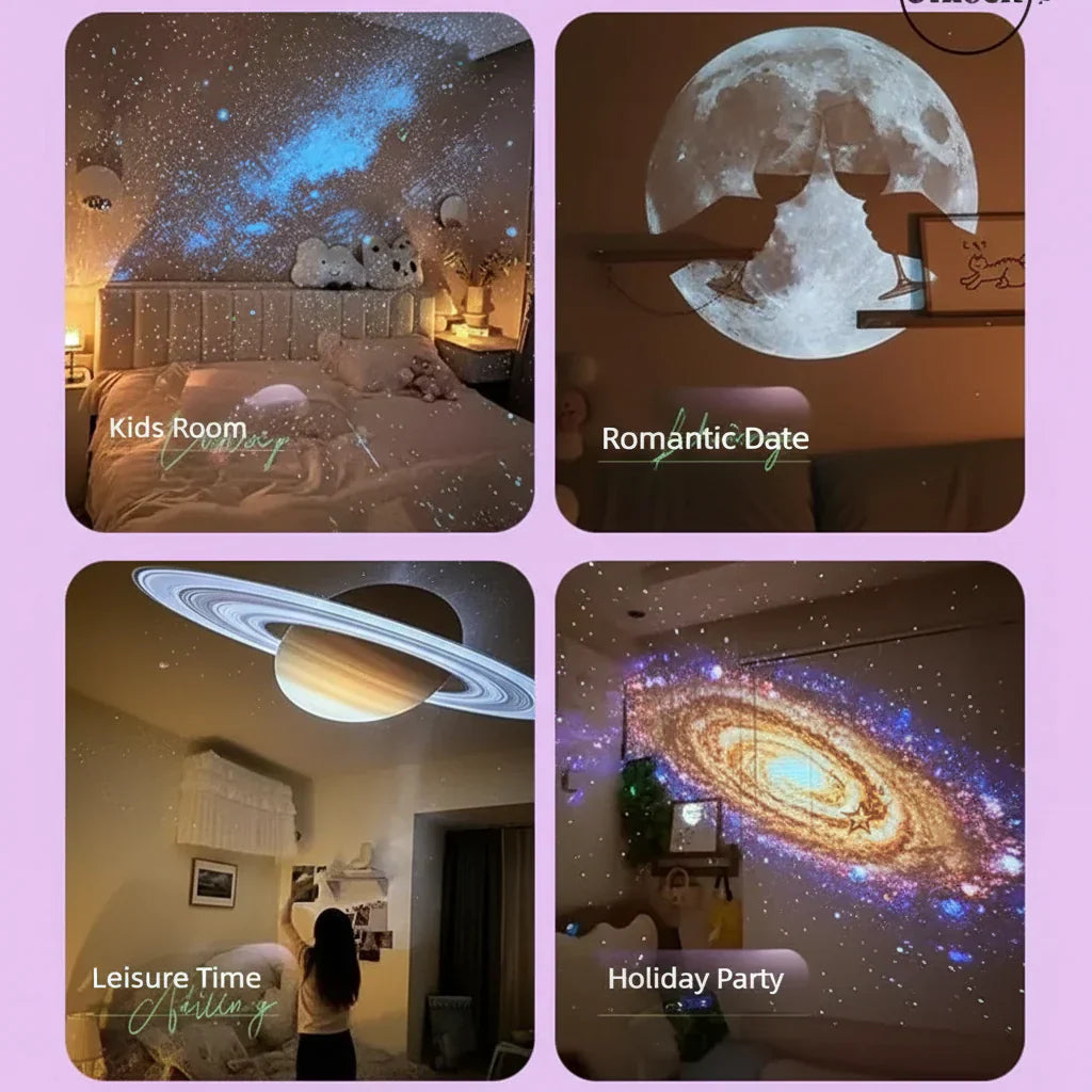 Celestial Harmony Bluetooth Star Light Projector & Speaker