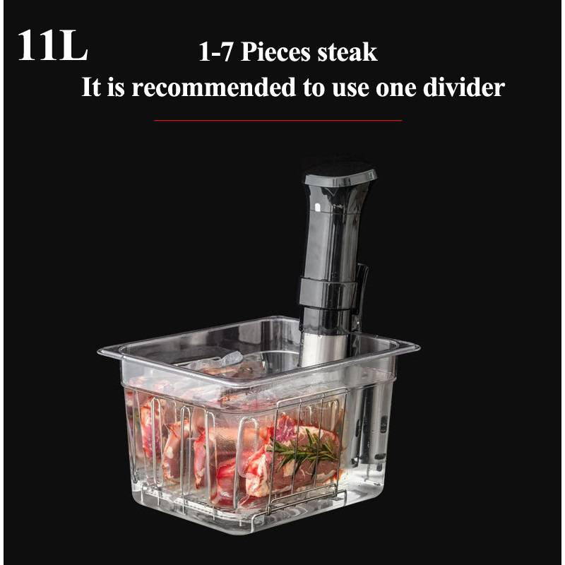 Vacuum Cooking Container for Sous Vide Preparation