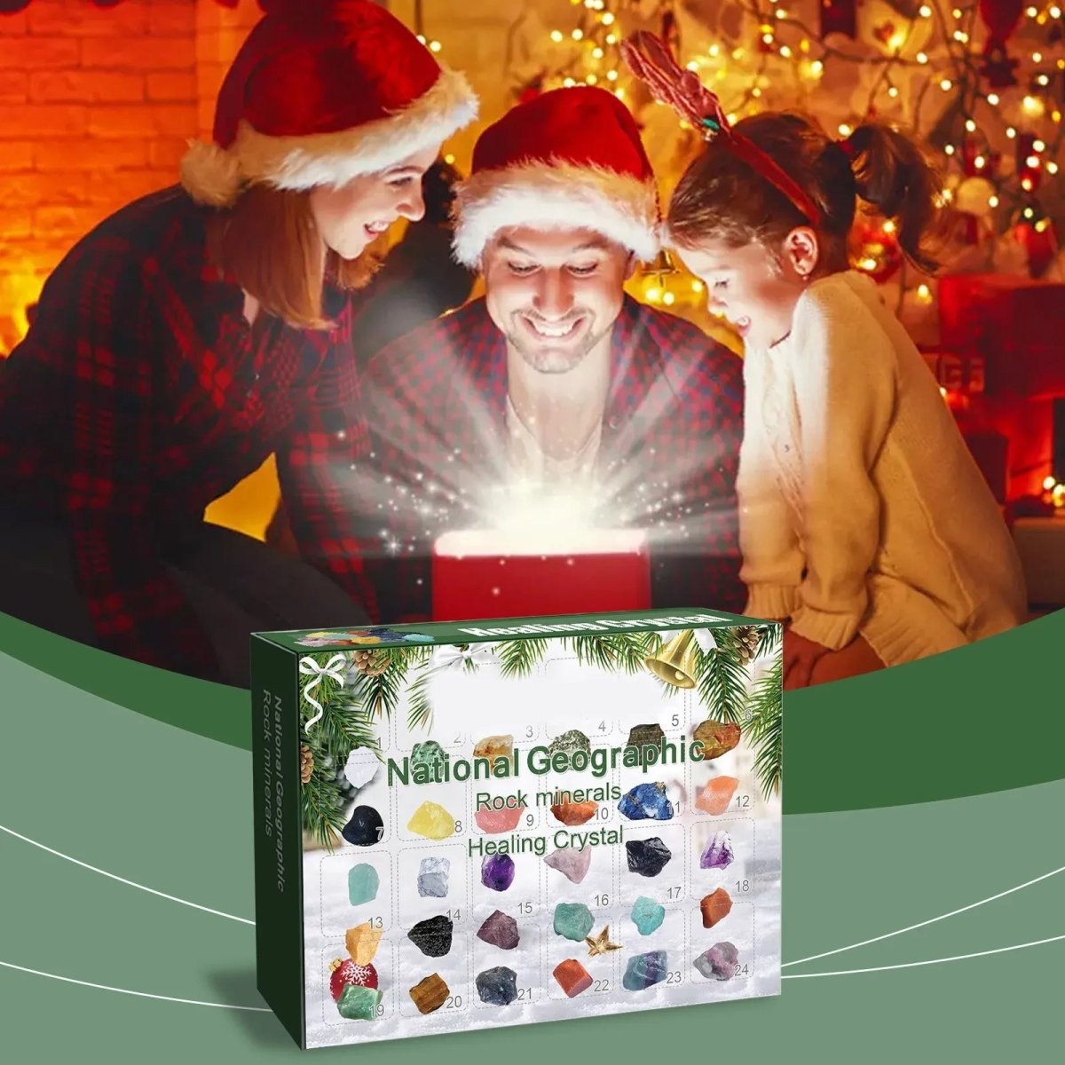 Radiant Gemstone Countdown Calendar 2025 with Enchanting Surprises