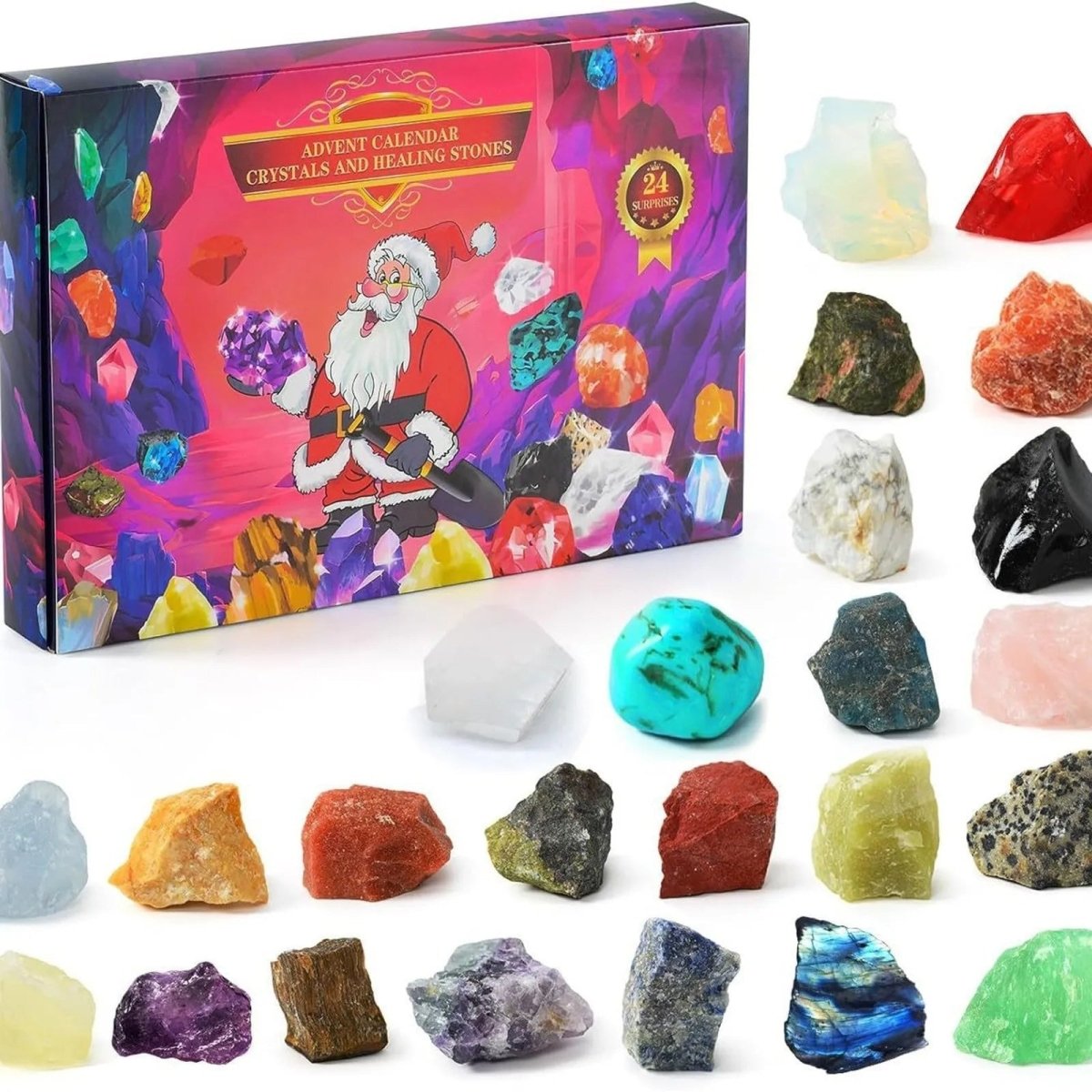 Radiant Gemstone Countdown Calendar 2025 with Enchanting Surprises
