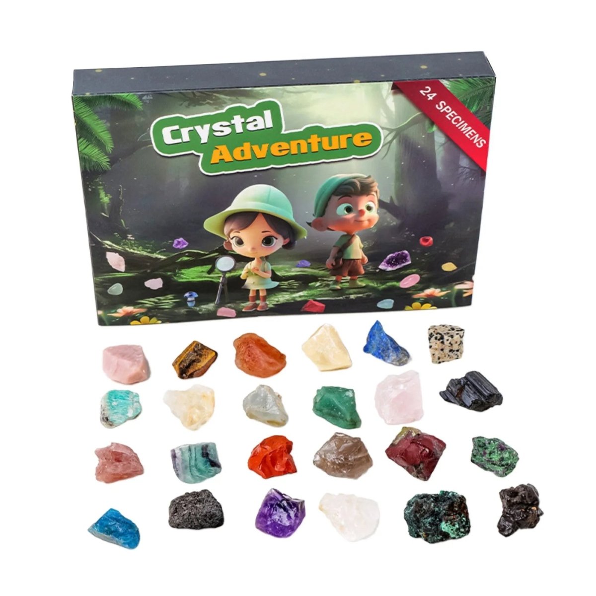 Radiant Gemstone Countdown Calendar 2025 with Enchanting Surprises