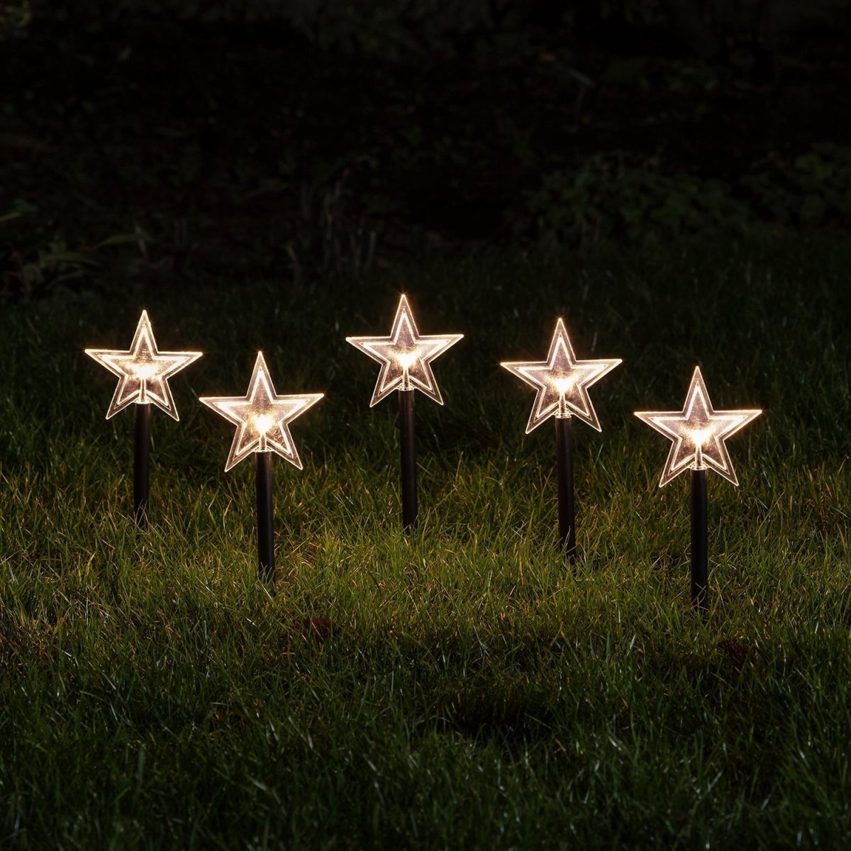 RadiantGlow Festive LED Pathway Lights for Outdoor Spaces