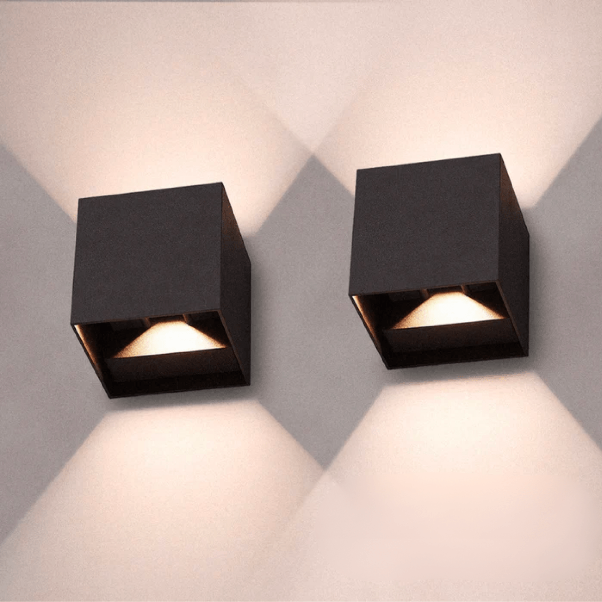 LuxeGlow Contemporary LED Wall Fixture for Home & Office