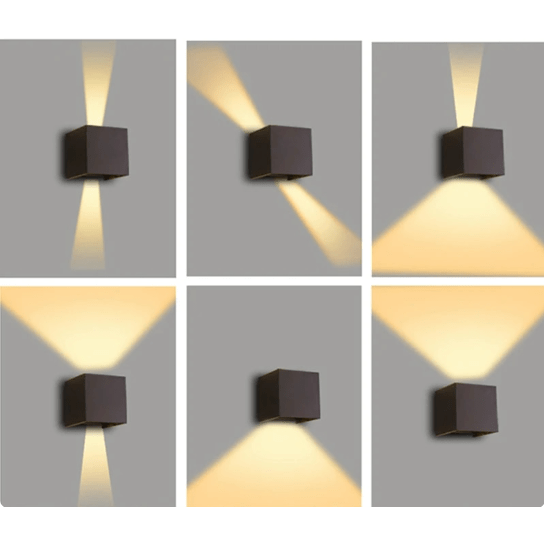 LuxeGlow Contemporary LED Wall Fixture for Home & Office
