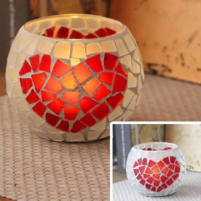 SerenityGlow Elegant Glass Candle Holder for Tranquil Spaces