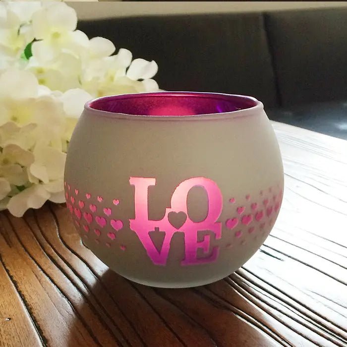 SerenityGlow Elegant Glass Candle Holder for Tranquil Spaces
