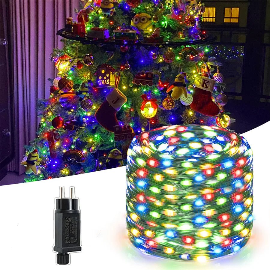 TwilightGleam Warm LED Fairy Lights for Outdoor Enchantment