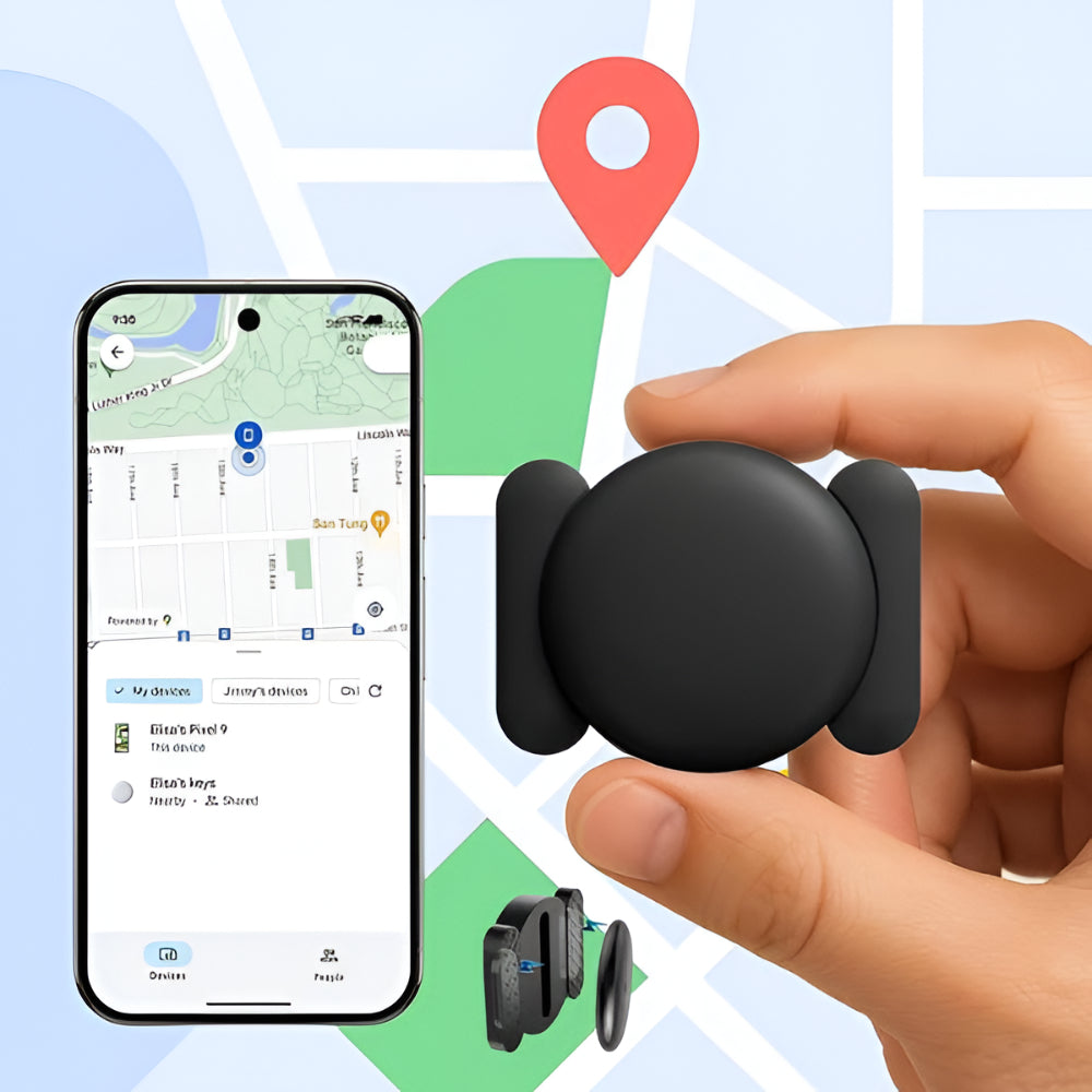 Compact Magnetic GPS Locator for Vehicles and Luggage