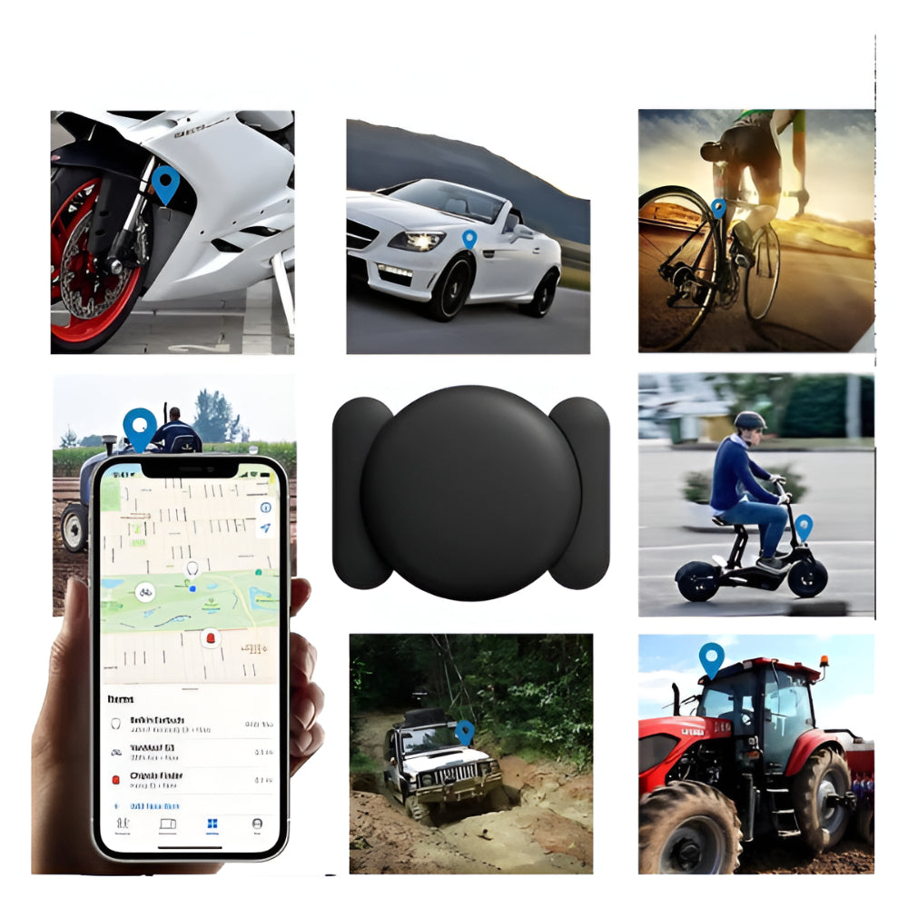 Compact Magnetic GPS Locator for Vehicles and Luggage