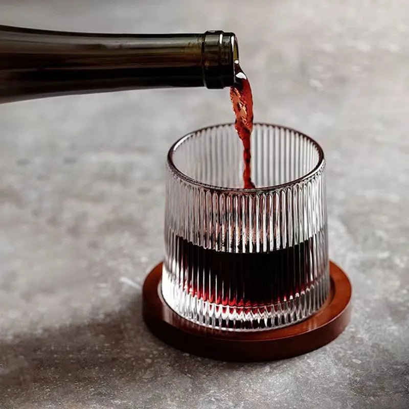 Elegance in Motion: Spinning Whiskey Glasses