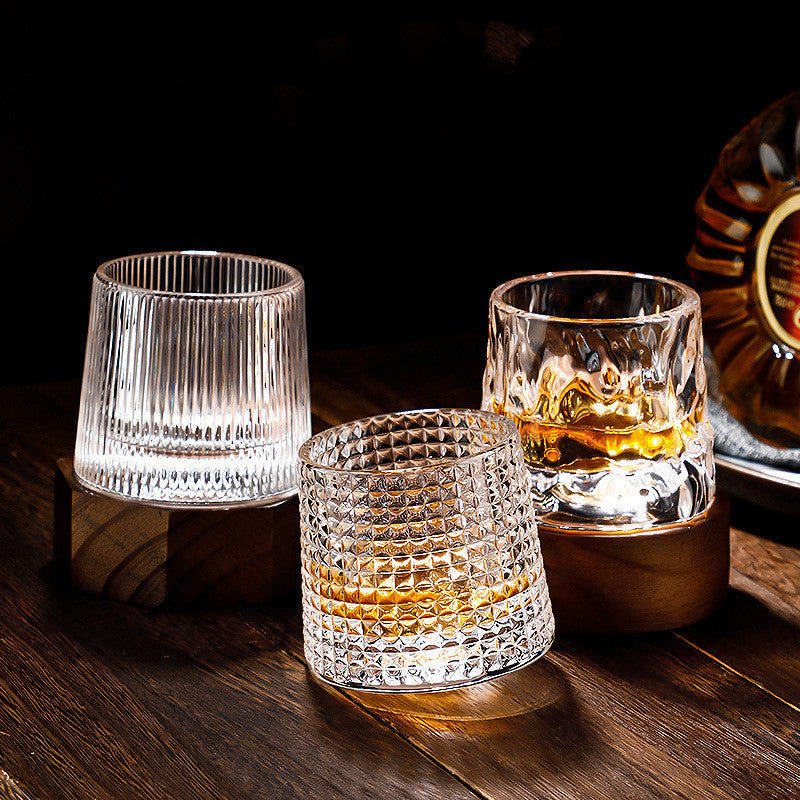 Elegance in Motion: Spinning Whiskey Glasses