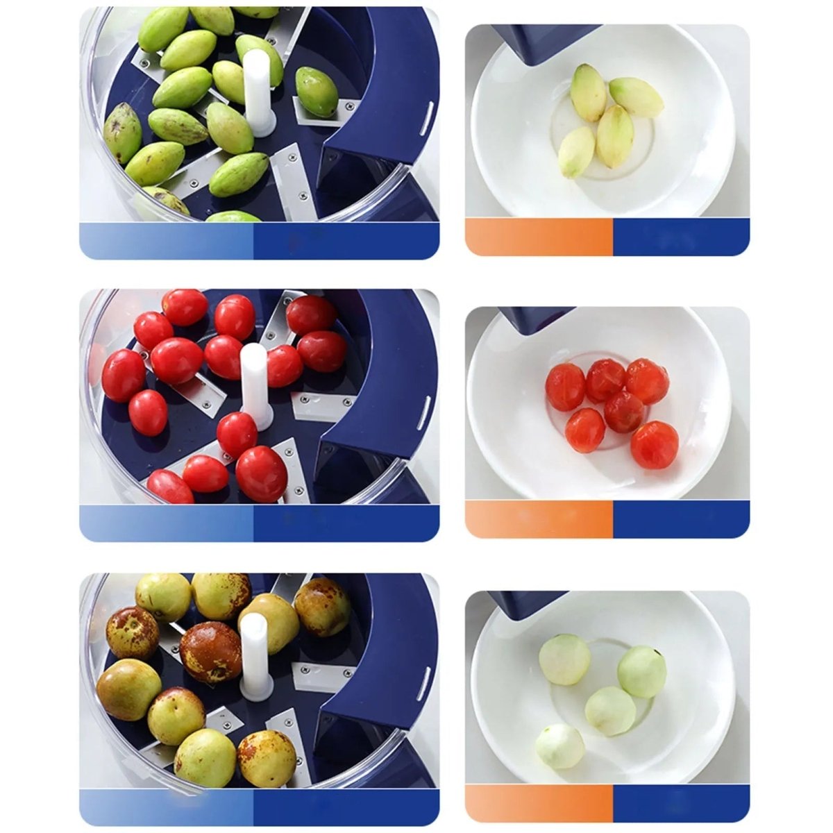 Effortless Grape Peeler for Home Use - One-Button Operation