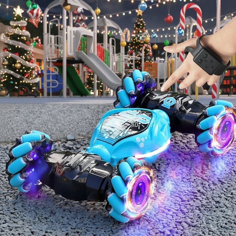 XenoCruiser Gesture-Controlled RC Car with LED Lights