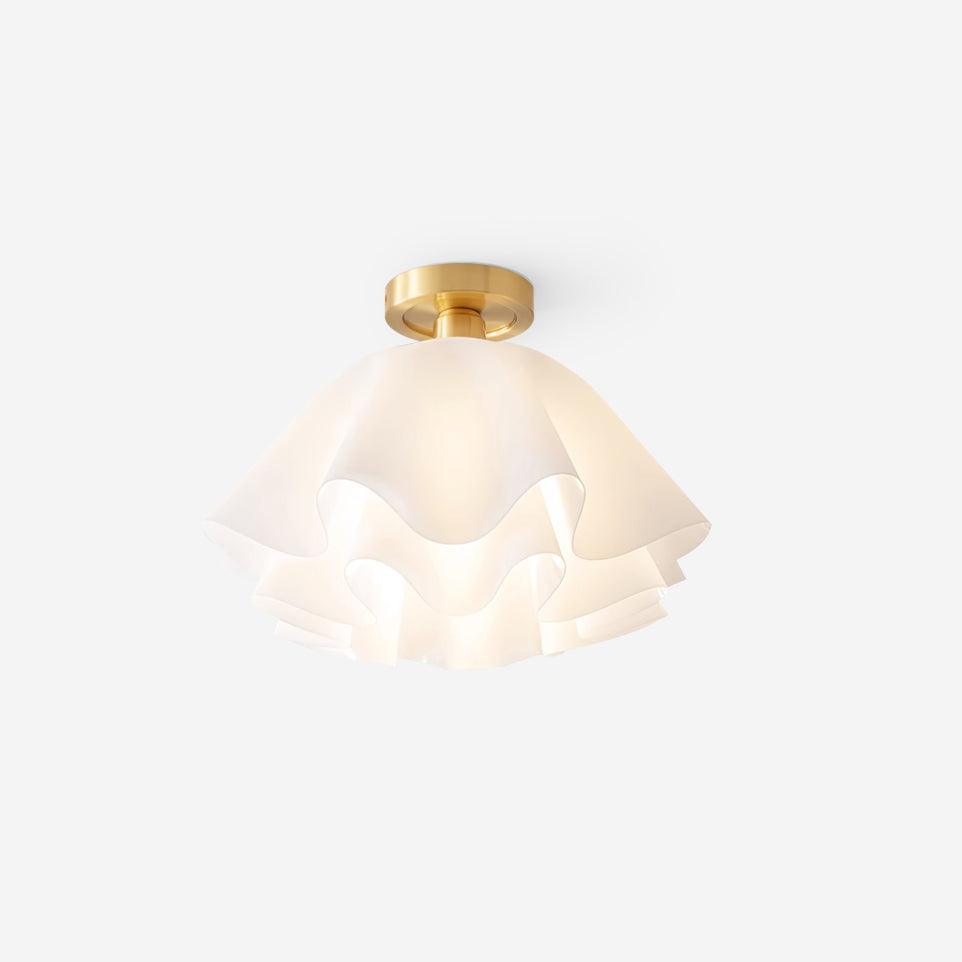 EleganceBeam Modern Ceiling Fixture with Copper Accent