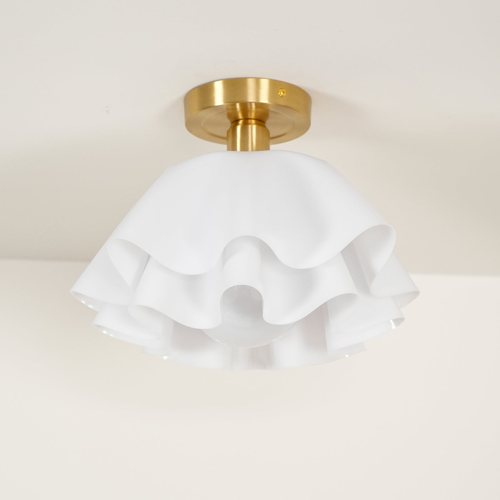EleganceBeam Modern Ceiling Fixture with Copper Accent