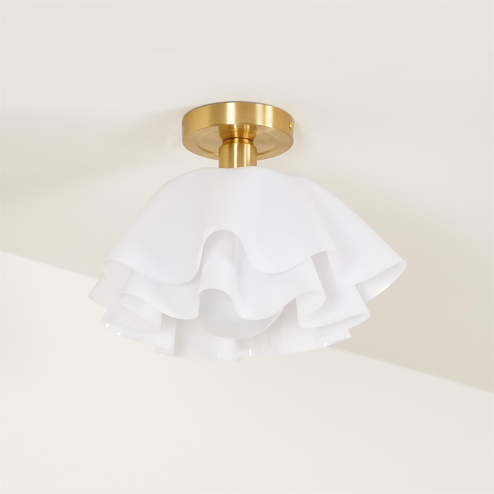 EleganceBeam Modern Ceiling Fixture with Copper Accent