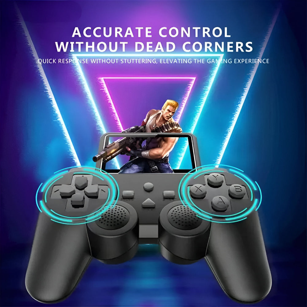 Classic Portable Gaming Console with Wireless Controller Bundle