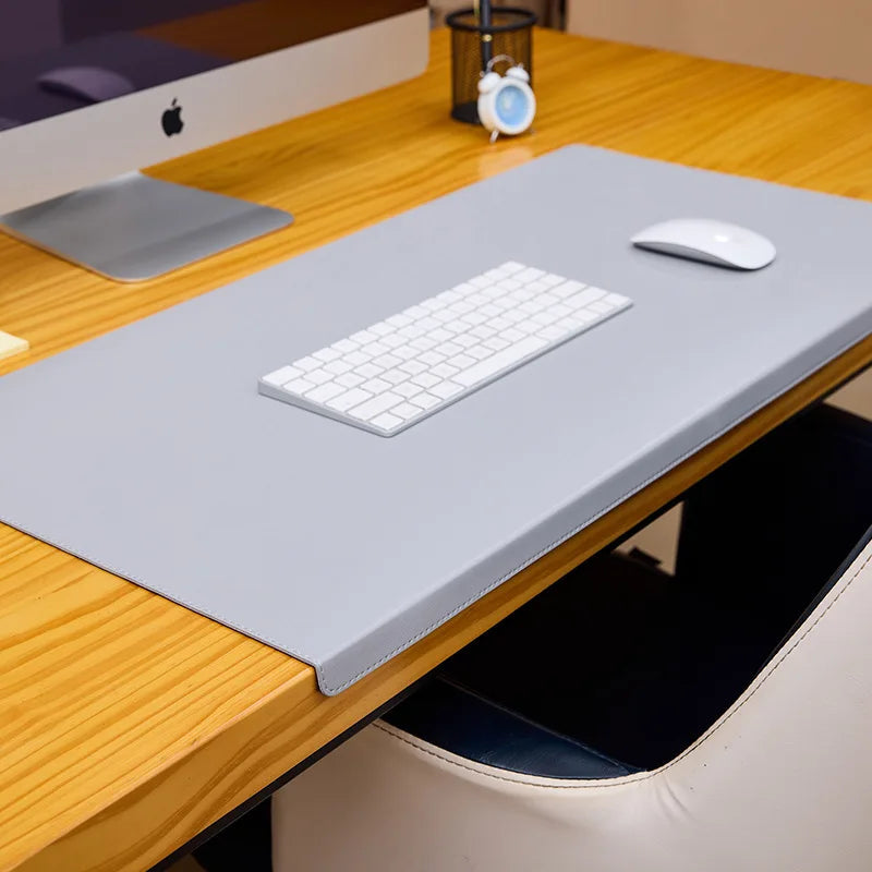 Ergonomic Leather Desk Mat for Wrist and Elbow Support