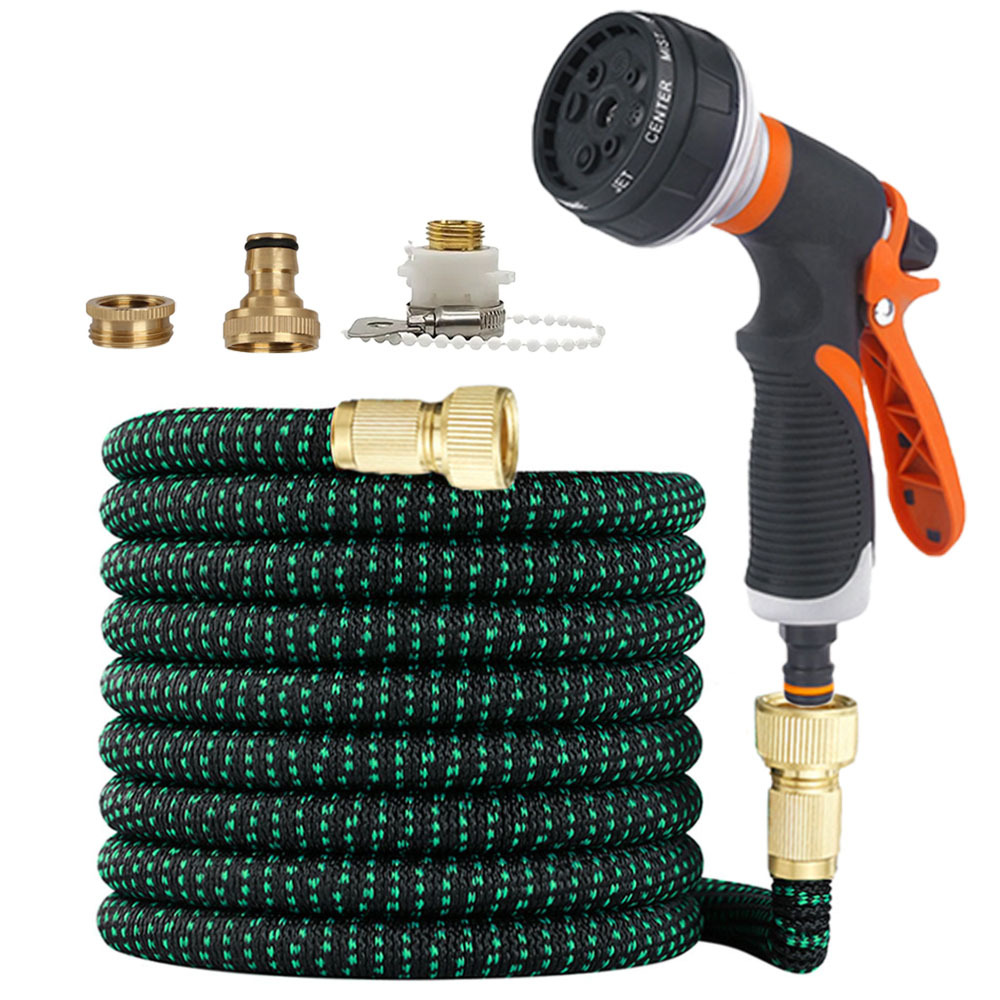 Durable Garden Hose with Space-Saving Flat Coil Design
