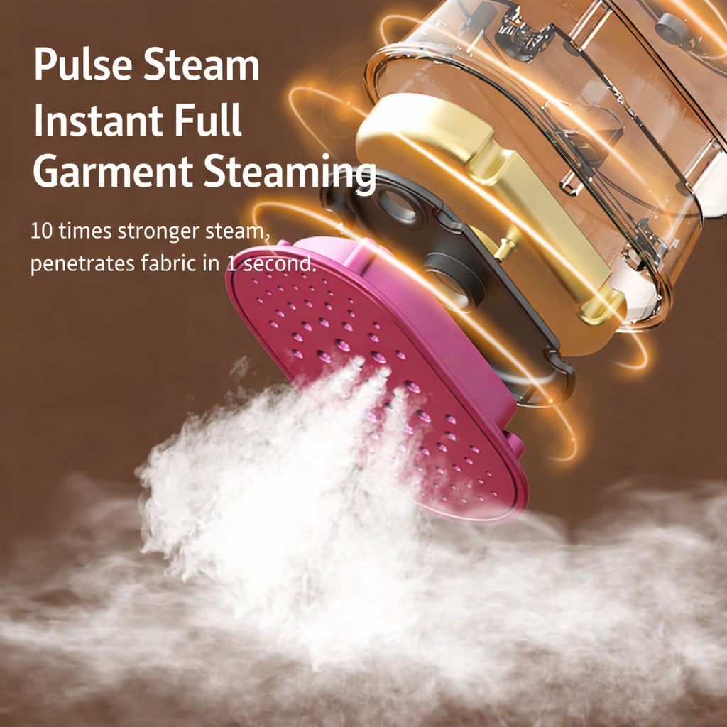 Portable Fabric Steamer for Effortless Travel and Home Care