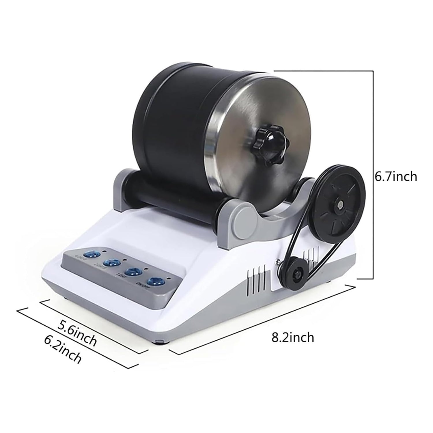 Rock Tumbler Set with Quiet Functionality & Leak-Resistant Design for Beginners
