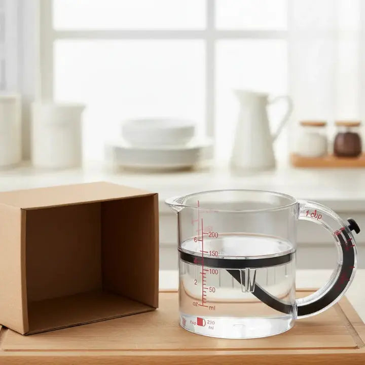 250 ml Transparent Measuring Cup with Measurement Markings