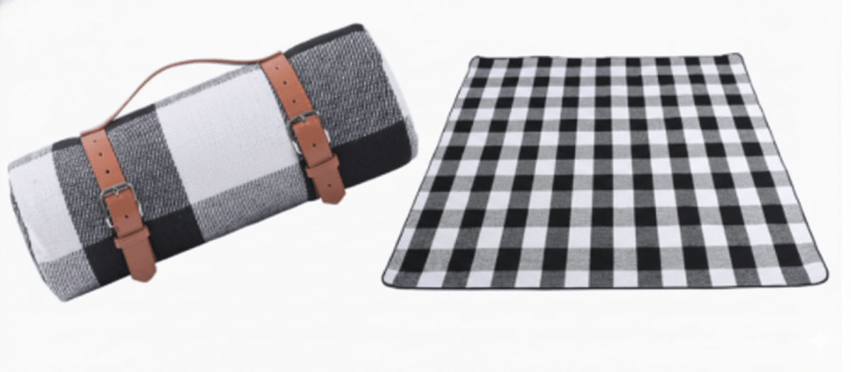 AdventureReady Outdoor Picnic Blanket with Water-Resistant Design