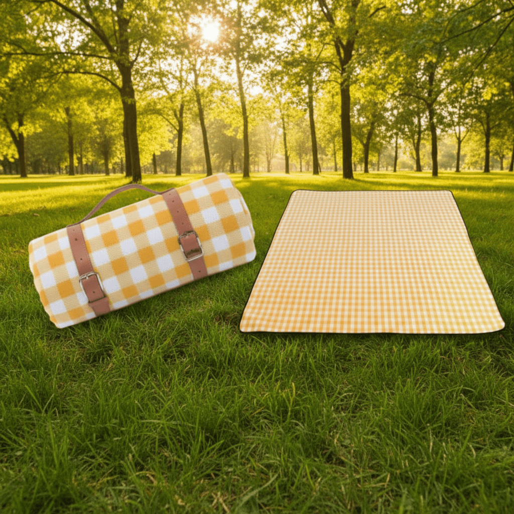AdventureReady Outdoor Picnic Blanket with Water-Resistant Design