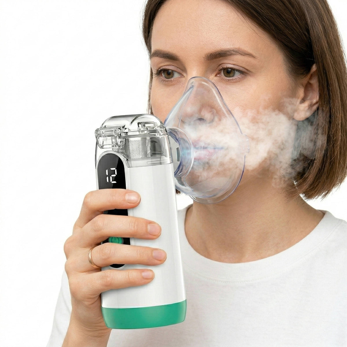 Compact USB Rechargeable Mist Inhaler for Easy Breathing