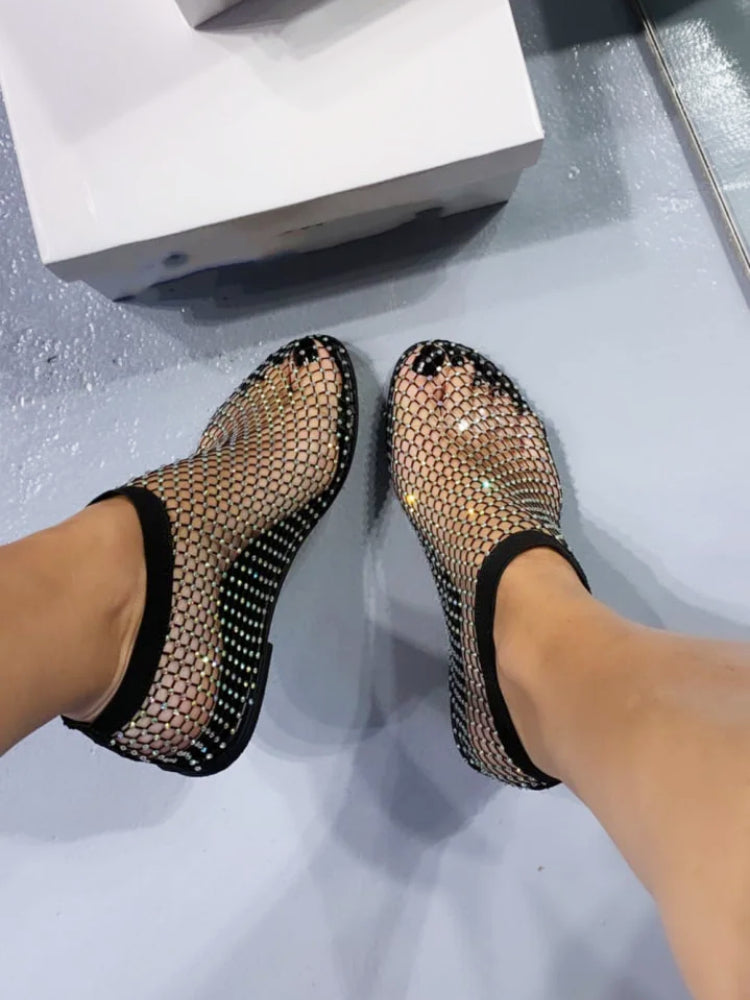 Stylish Women's Flats with Breathable Mesh for All-Day Comfort