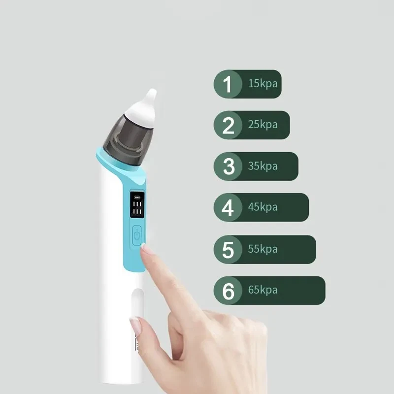 Nasal Aspirator for Infants | Reflux Prevention | 2 Replaceable Tips | USB-C Rechargeable | Silicone Safe for Food