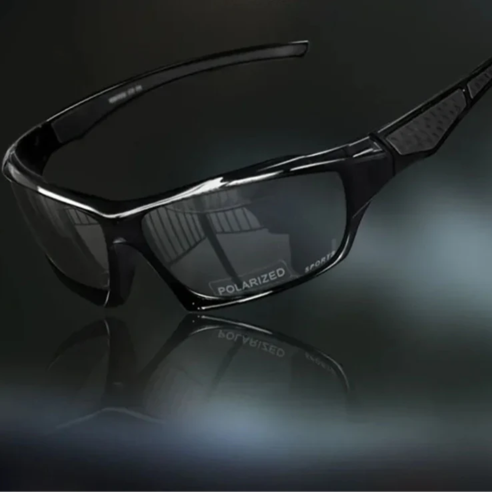 Round Polarized Sunglasses with Metal Frame for Unisex