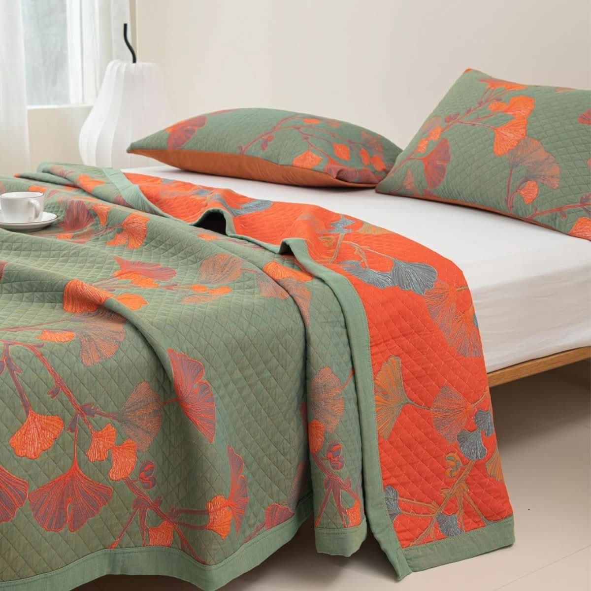 Botanical Bliss Cotton Bedding Set for Year-Round Comfort